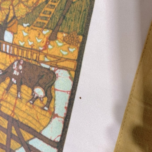 Vintage 1974 Batik Painting Canadian Artist Rohana Laing Wall Hanging - Picture 9 of 12